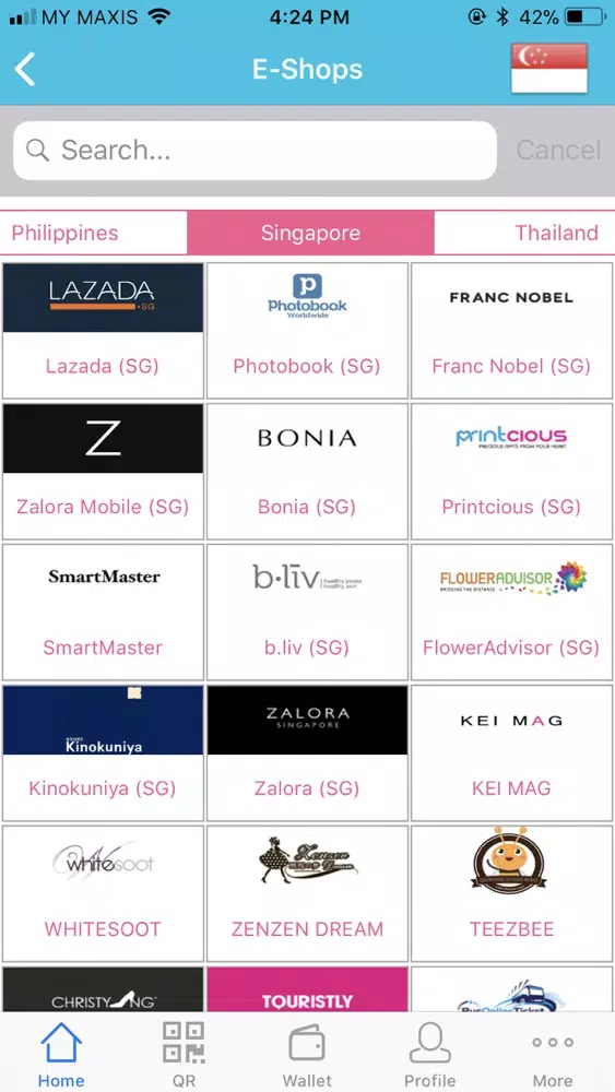 Zrzuty ekranu A2A Global Network