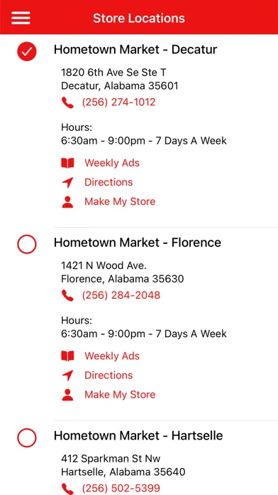 Hometown Markets スクリーンショット
