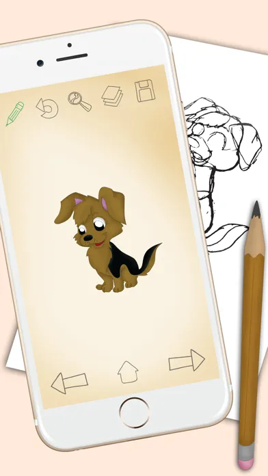 How To Draw Dogs and Puppies应用截图