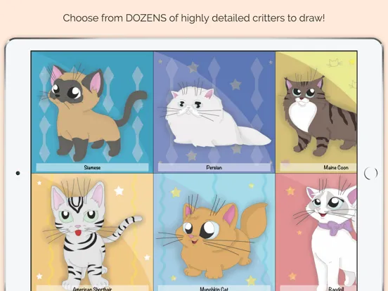ภาพหน้าจอของ How To Draw Cats & Kittens iPad 