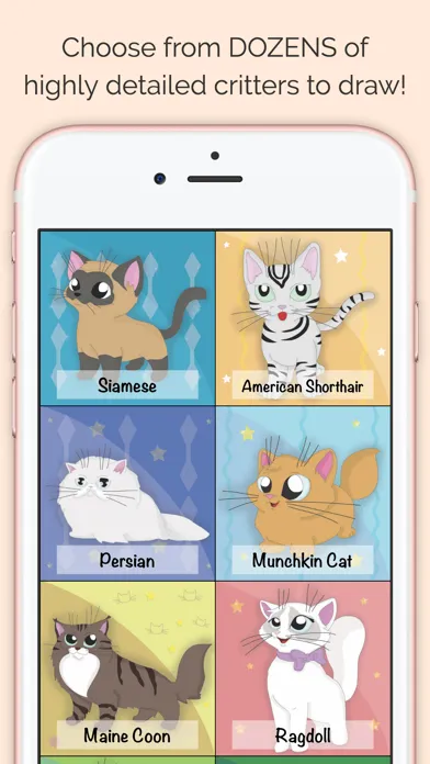 ภาพหน้าจอของ How To Draw Cats & Kittens