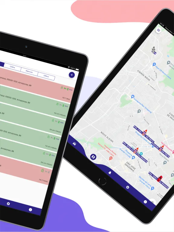 Tangkapan skrin Bruno Rastreamento iPad 