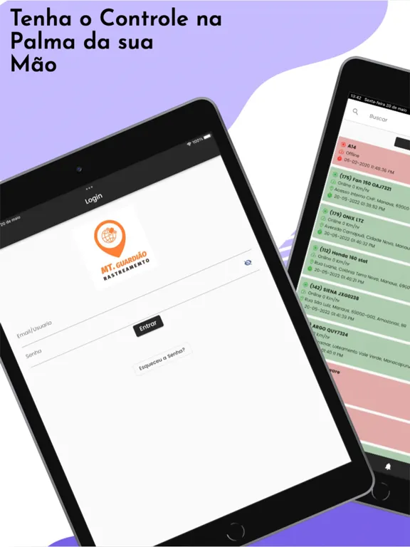 Tangkapan layar MT GUARDIÃO iPad 