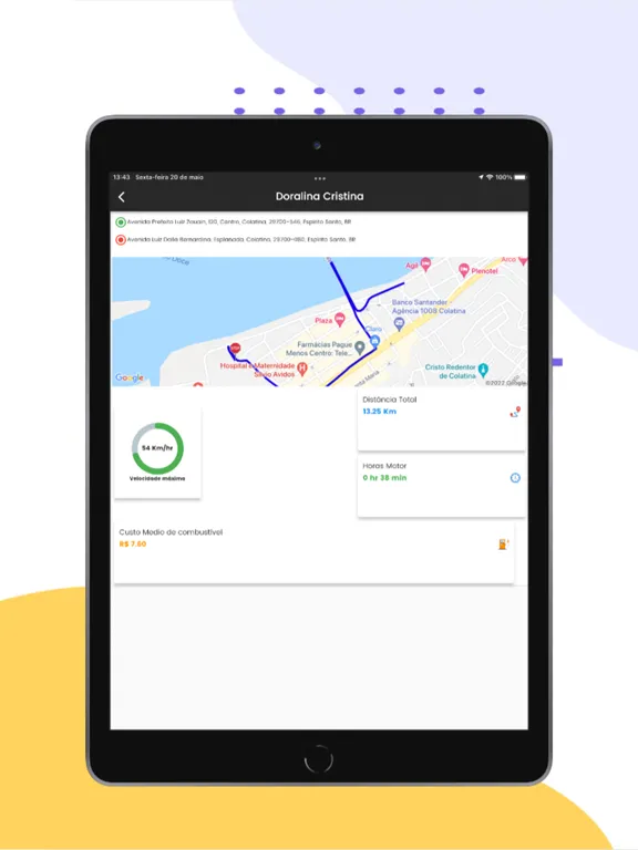 Tangkapan layar MT GUARDIÃO iPad 