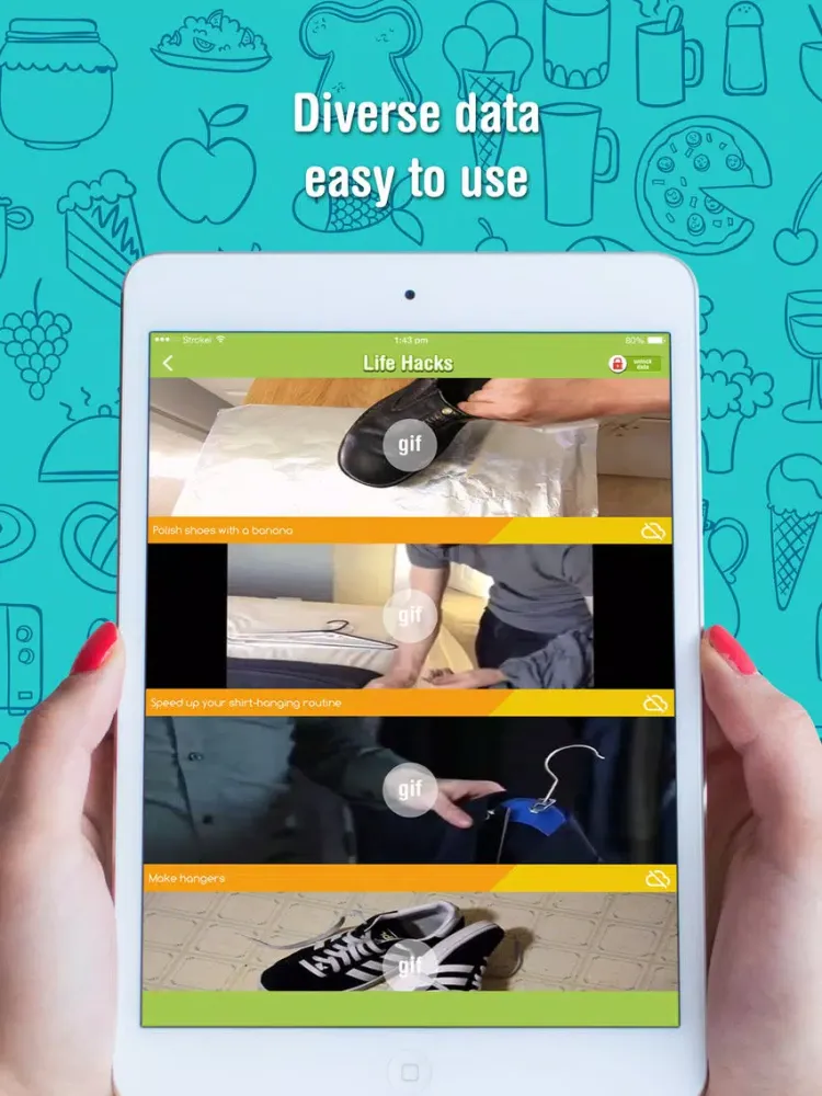 Ảnh chụp màn hình của 1001 Life hacks How-tos & Tool Tips make Ez Life! iPad 