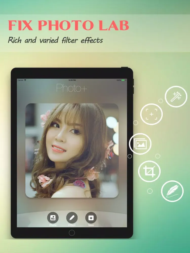 Fix Photo: Stickers & Effects iPad  स्क्रीनशॉट