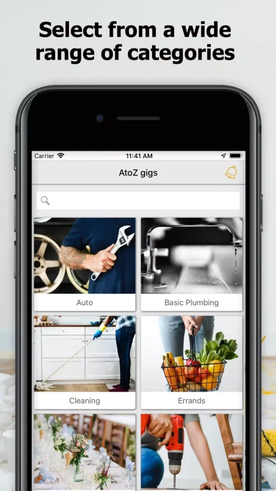 Capturas de pantalla de AtoZ Gigs: Nearby Service