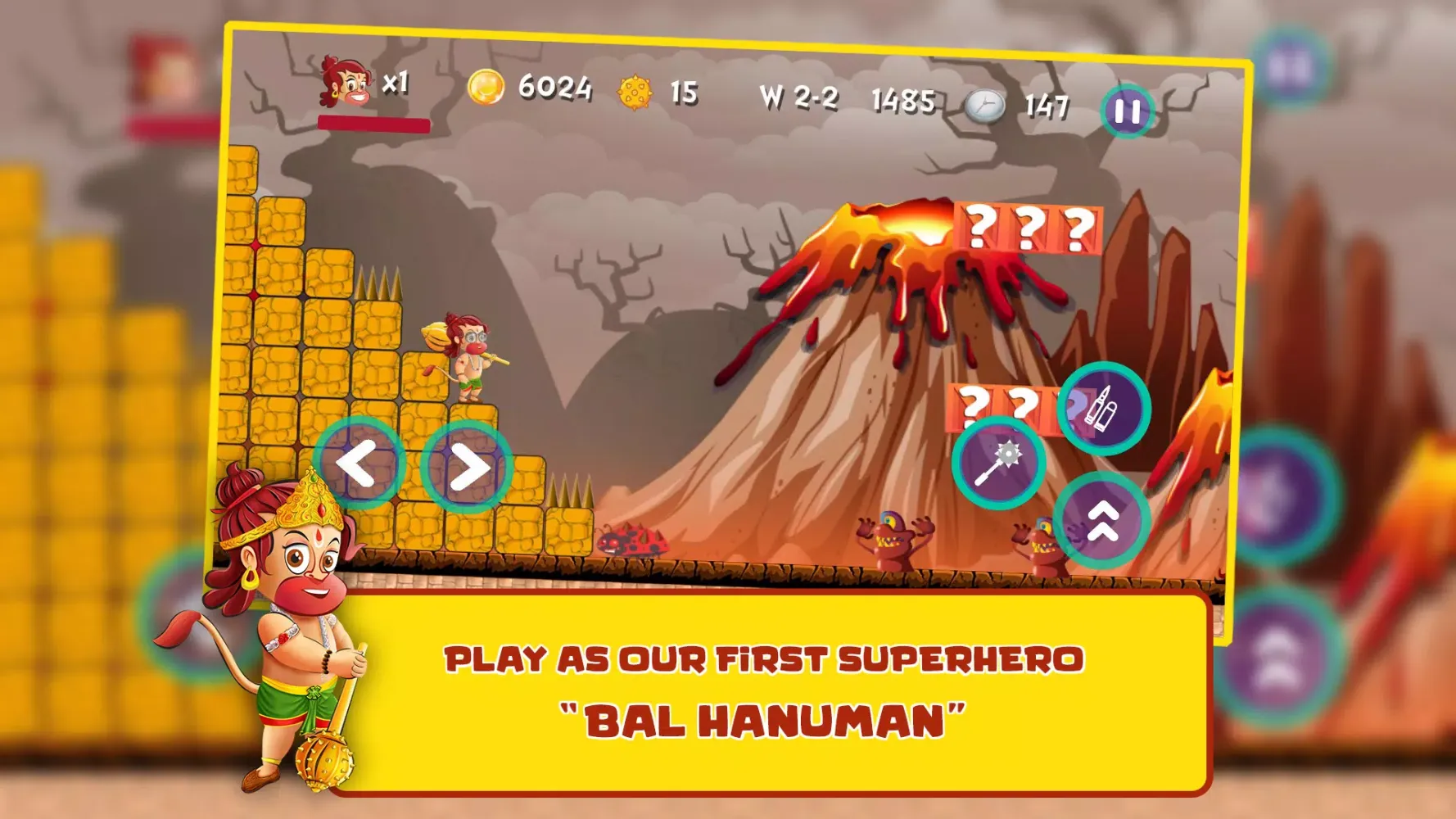 Bal Hanuman - Adventure Game Screenshots