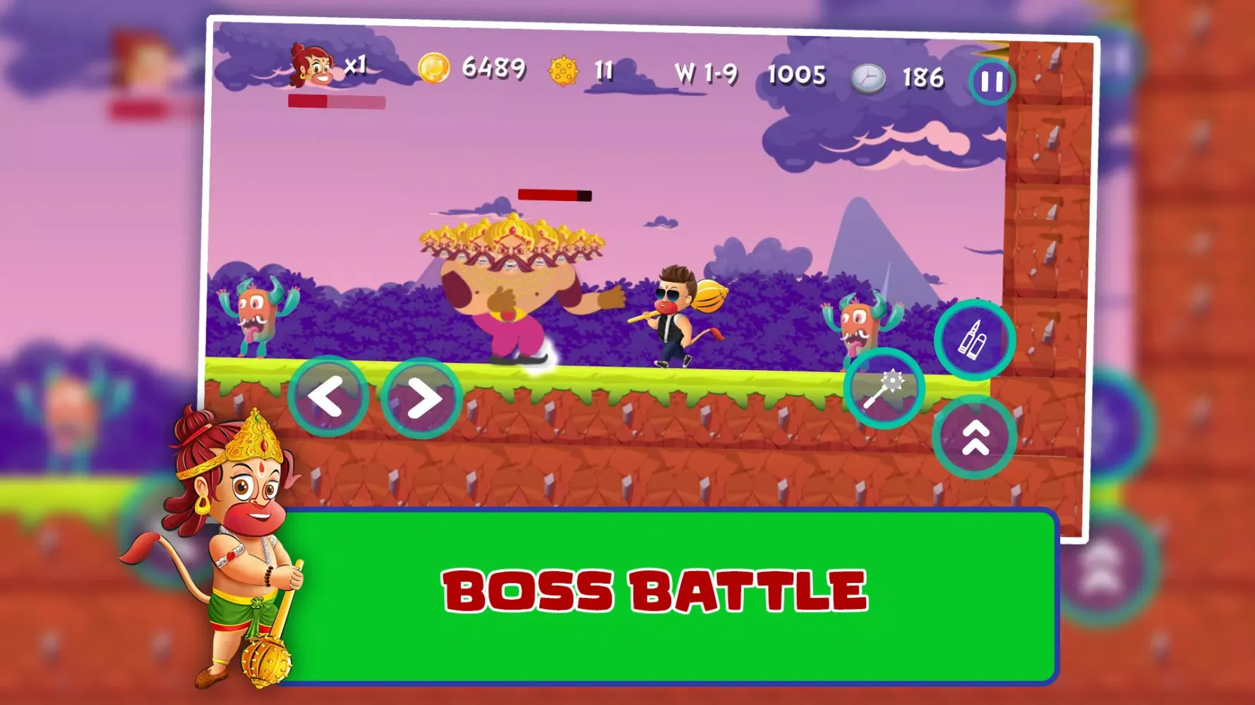 Bal Hanuman - Adventure Game Screenshots
