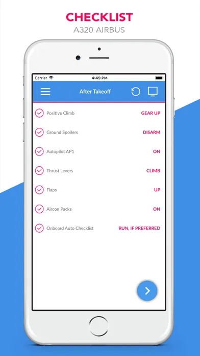 A320 Airbus Checklist Screenshots