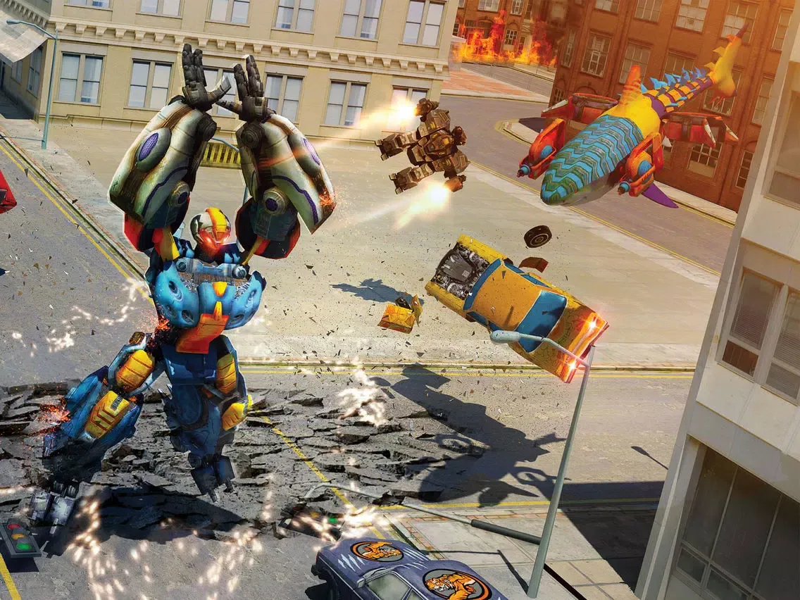 صور Killer Shark Robot Transform iPad 