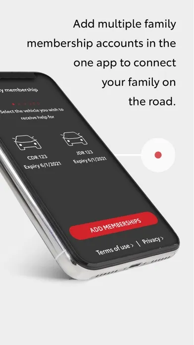 Zrzuty ekranu Roadside Assist
