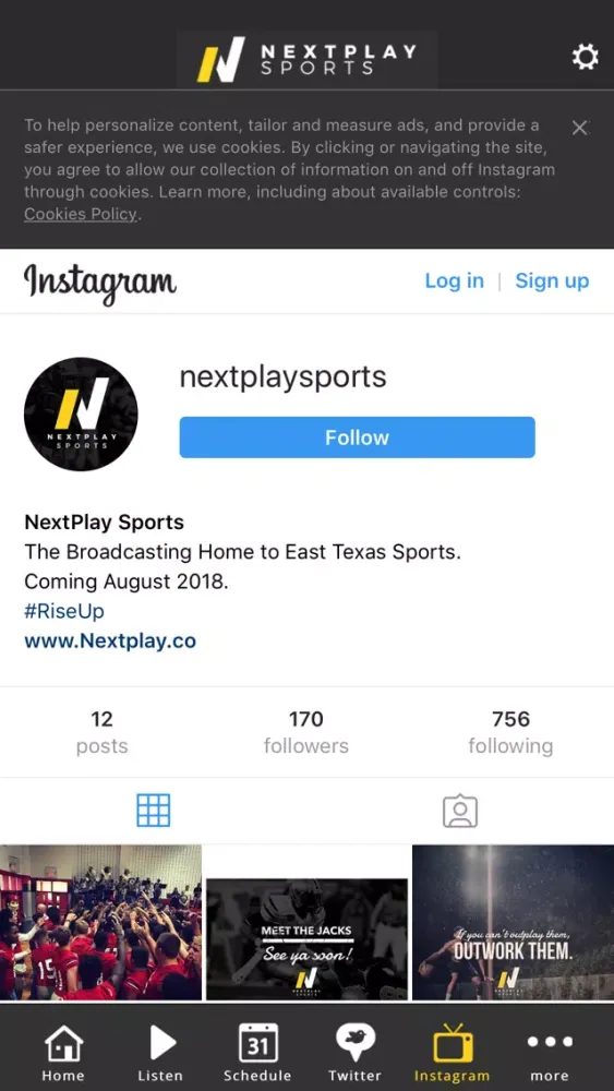 NextPlay Sports Screenshots