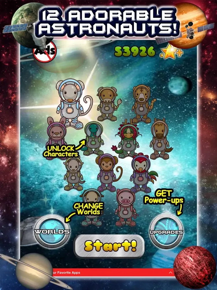 A Zodiac Space Jumping Adventure Astronaut Game FREE iPad  سکرین شاٹس