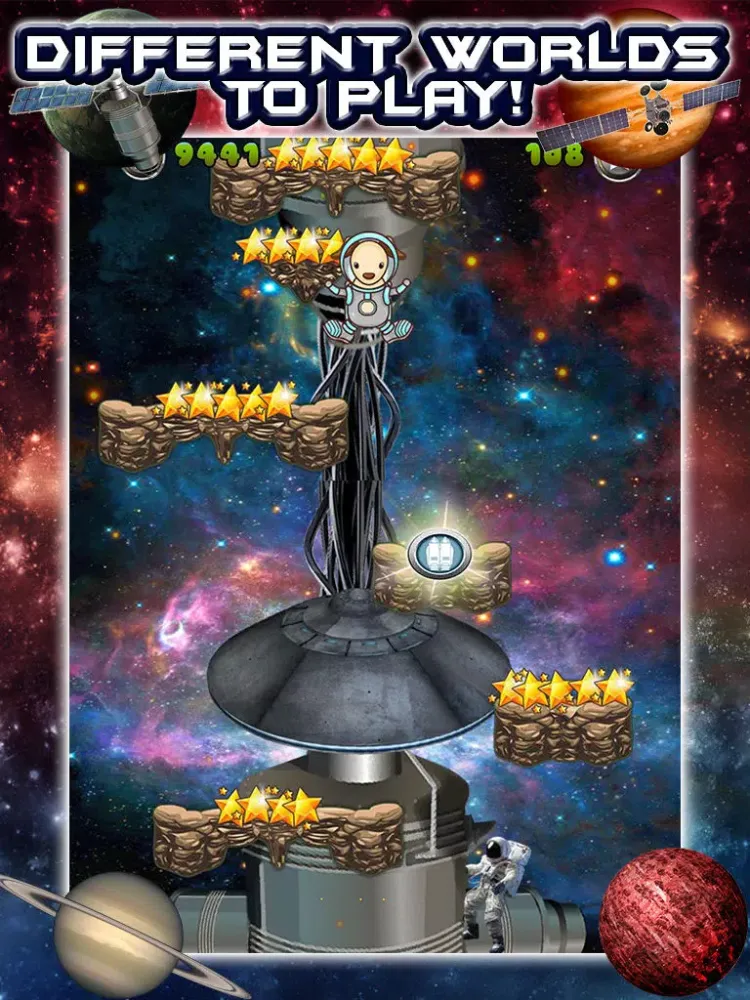 A Zodiac Space Jumping Adventure Astronaut Game FREE iPad  سکرین شاٹس