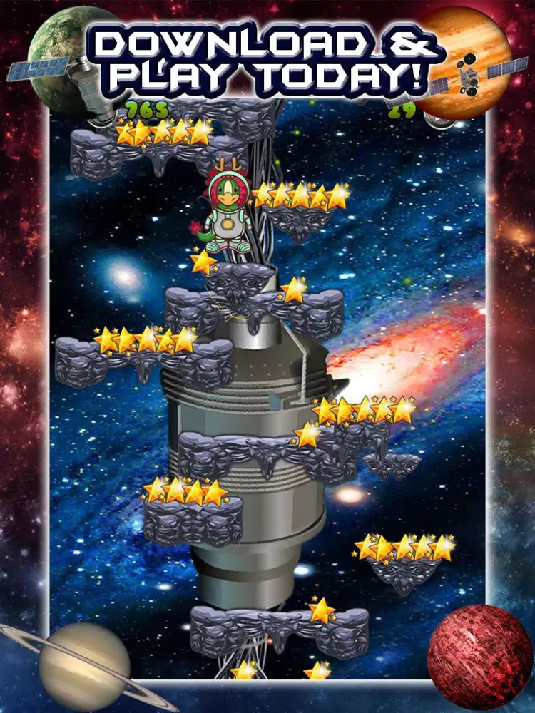 A Zodiac Space Jumping Adventure Astronaut Game FREE iPad  سکرین شاٹس
