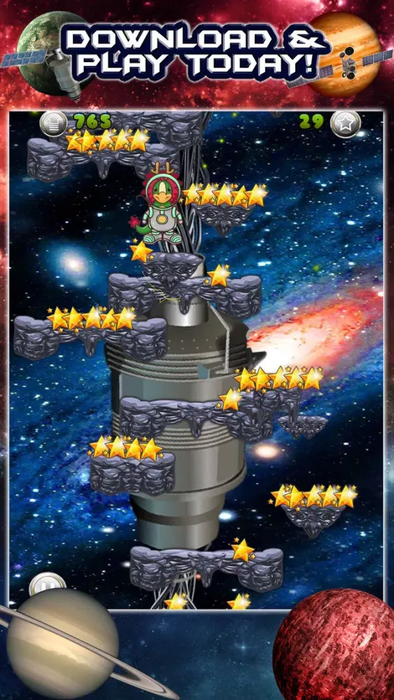 A Zodiac Space Jumping Adventure Astronaut Game FREE سکرین شاٹس