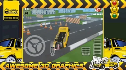 Ảnh chụp màn hình của 3D Tow Truck Parking Challenge Game FREE