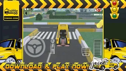 Ảnh chụp màn hình của 3D Tow Truck Parking Challenge Game FREE