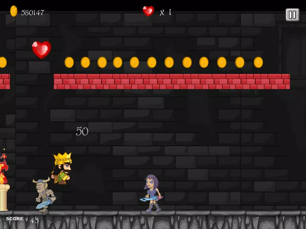 King Running Quest - Sword Fighting Dungeon Adventure Free iPad  Ekran Görüntüleri