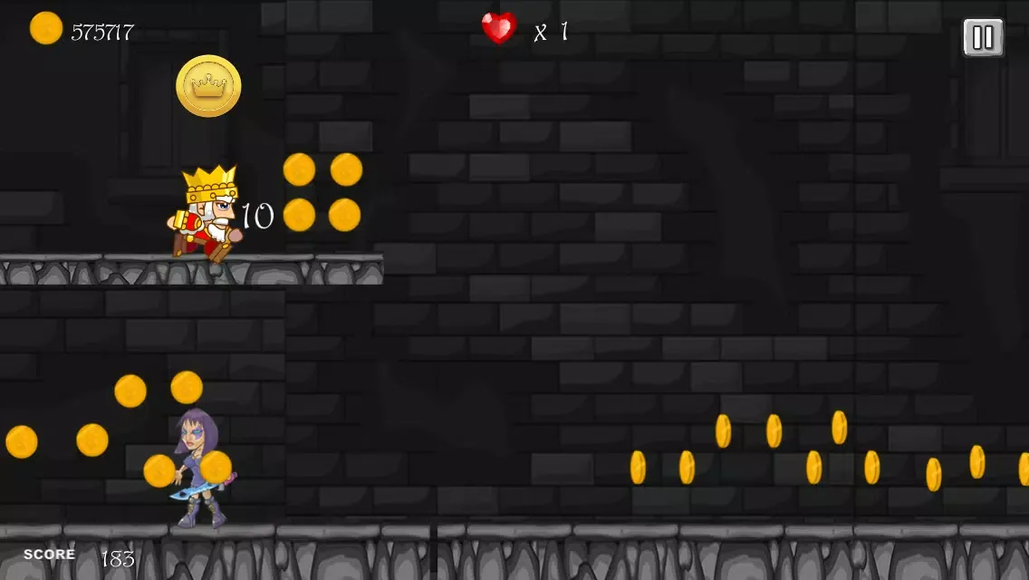King Running Quest - Sword Fighting Dungeon Adventure Free Ekran Görüntüleri