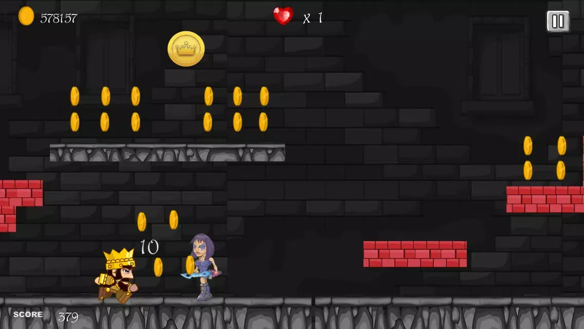 King Running Quest - Sword Fighting Dungeon Adventure Free Ekran Görüntüleri