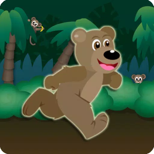 Jungle Bear Jump Coin Hunting Adventure - Top Land Running Trap Jumper Free