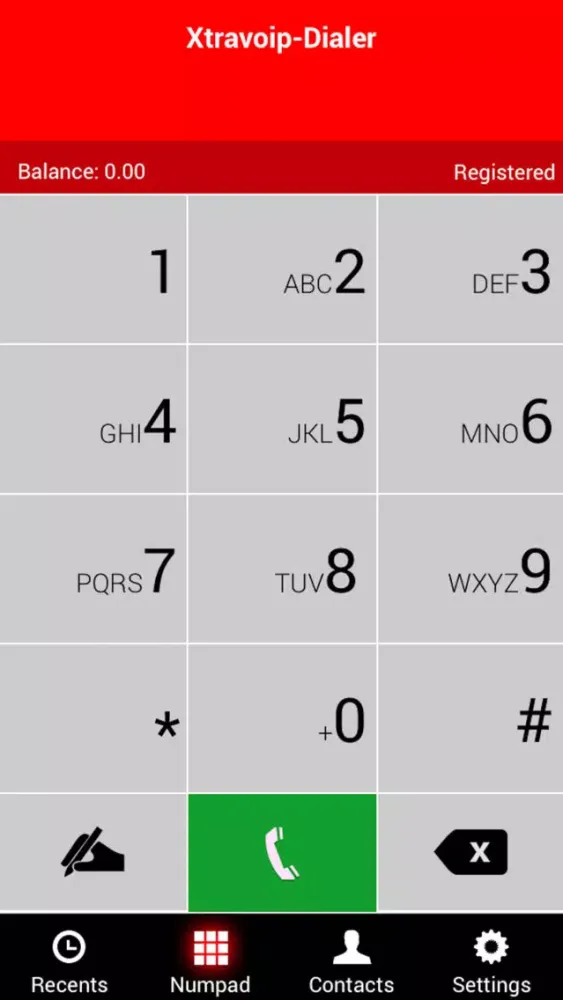 Screenshot di Xtravoip-Dialer
