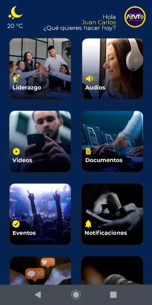 A3VTé App Screenshots