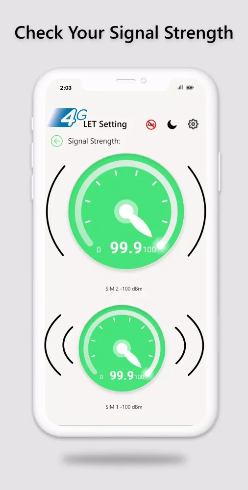 4G LTE Screenshots