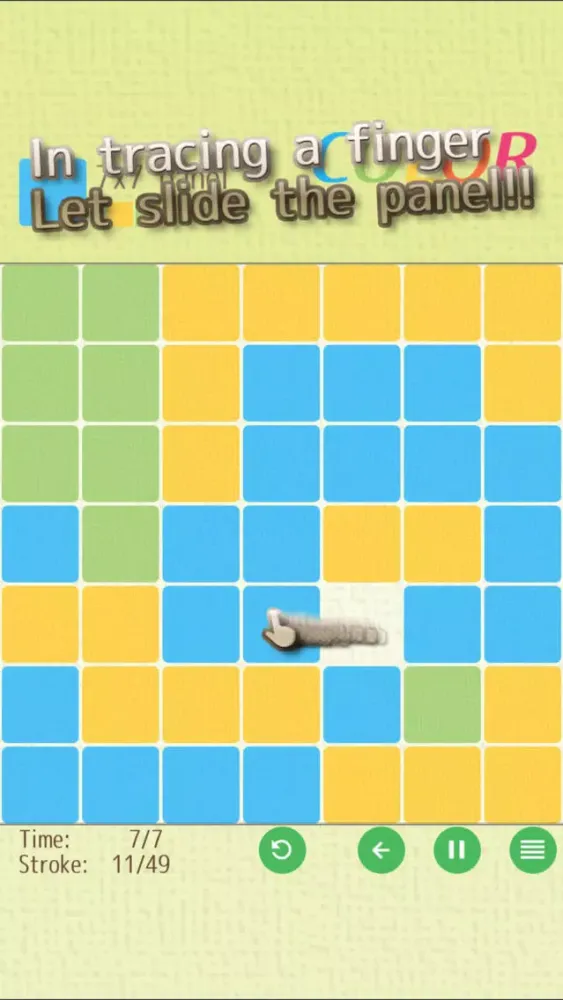 COLOR　- Brain training slide puzzle - स्क्रीनशॉट