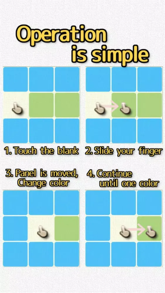 COLOR　- Brain training slide puzzle - स्क्रीनशॉट