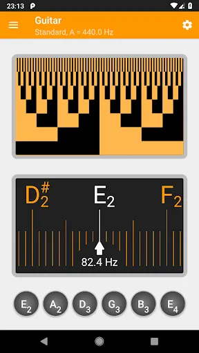 Zrzuty ekranu Guitar Tuner, Violin: Tuneo