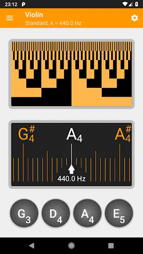 Zrzuty ekranu Guitar Tuner, Violin: Tuneo