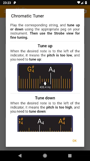 Zrzuty ekranu Guitar Tuner, Violin: Tuneo