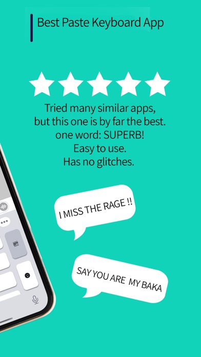 Tangkapan layar Fast Paste Keyboard