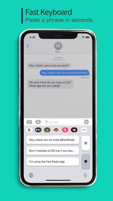 Tangkapan layar Fast Paste Keyboard
