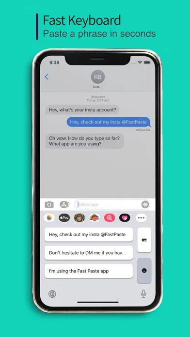 Screenshot di Fast Paste Keyboard