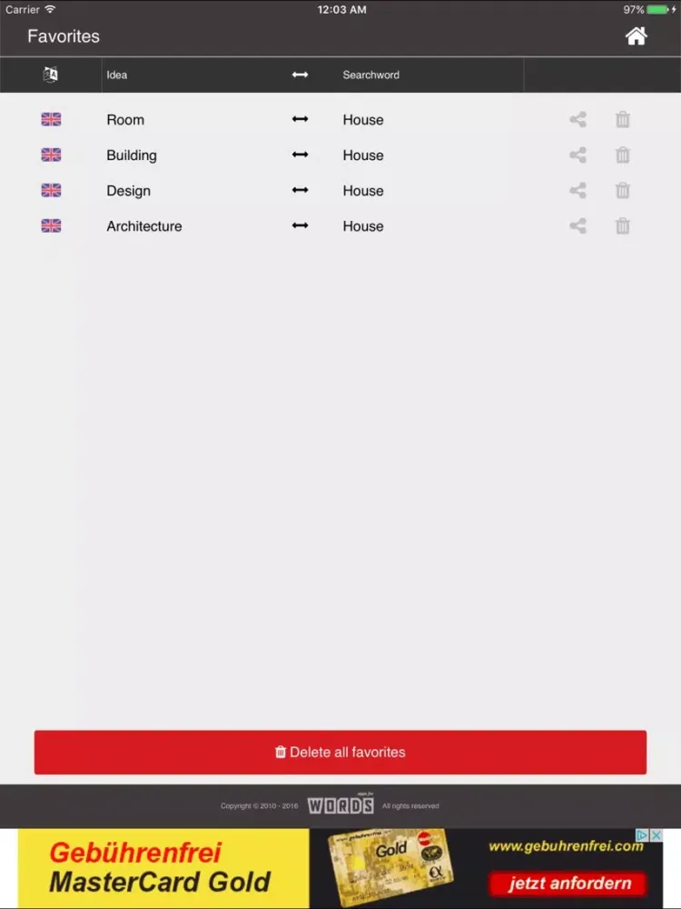 a! Brainstorm iPad  Screenshots