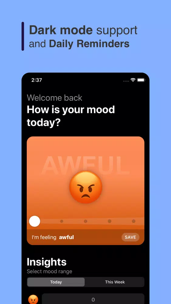 Mood Tracker - Remind Me Screenshots