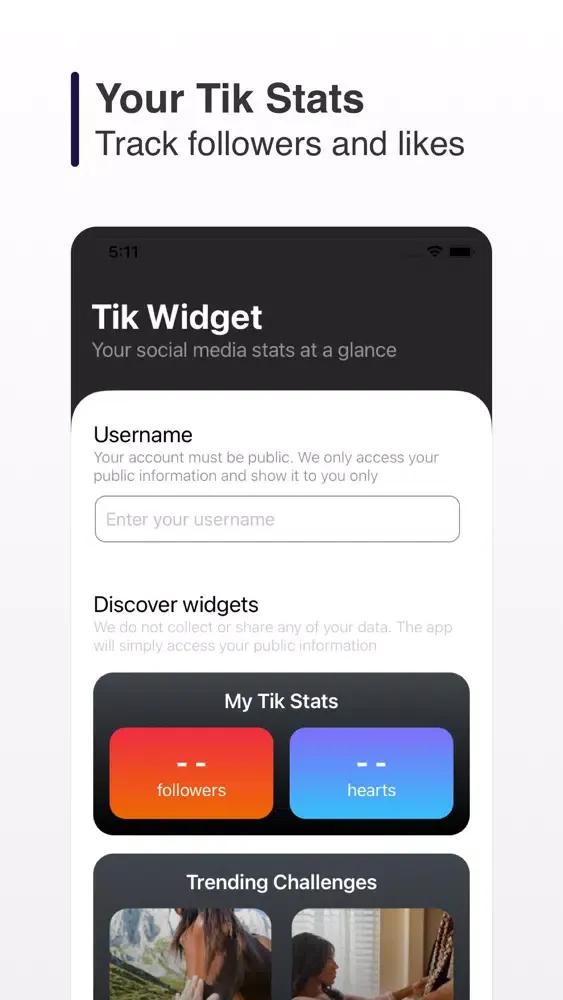 Capturas de pantalla de Tik Widget