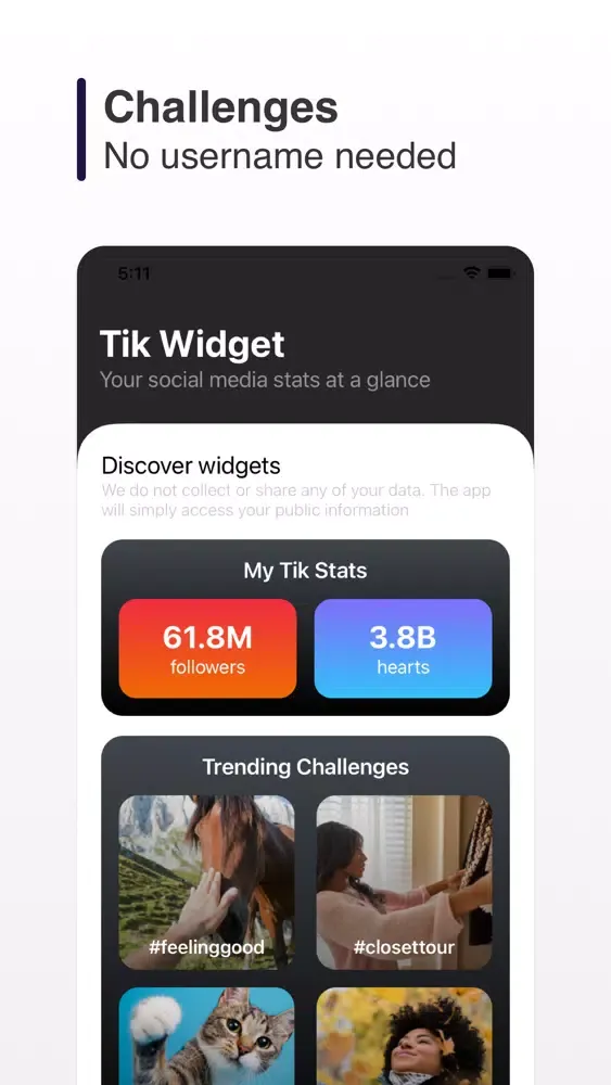 Capturas de pantalla de Tik Widget