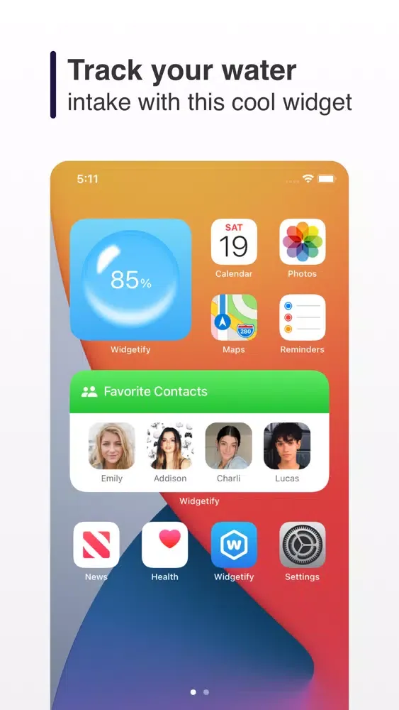 Ảnh chụp màn hình của Widgetify : Customize Widgets
