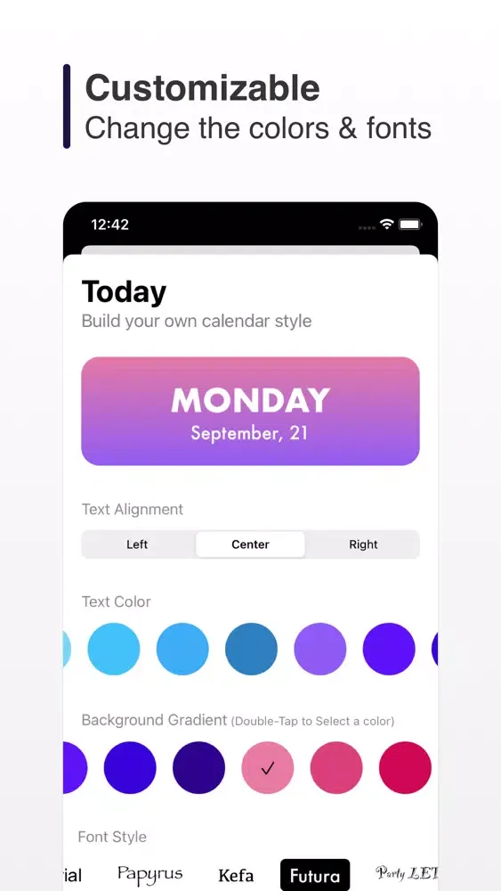 Ảnh chụp màn hình của Widgetify : Customize Widgets