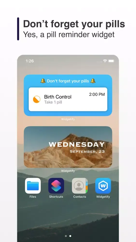 Ảnh chụp màn hình của Widgetify : Customize Widgets