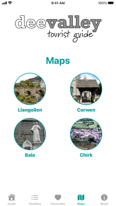 Ảnh chụp màn hình của Dee Valley Tourist Guide