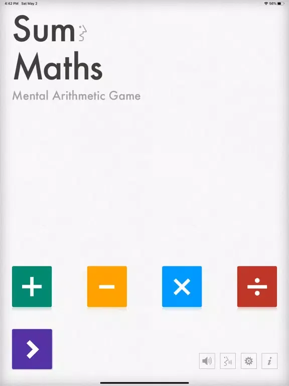 Sum Maths iPad 应用截图