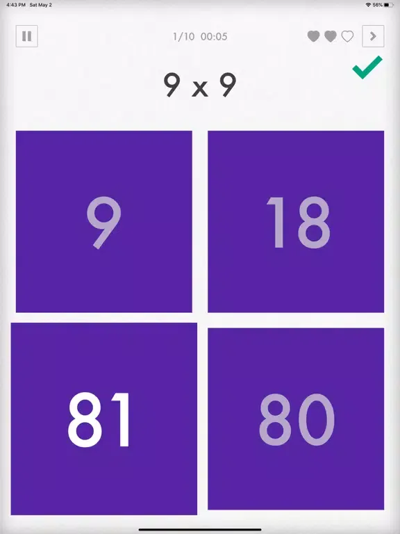 Sum Maths iPad 应用截图