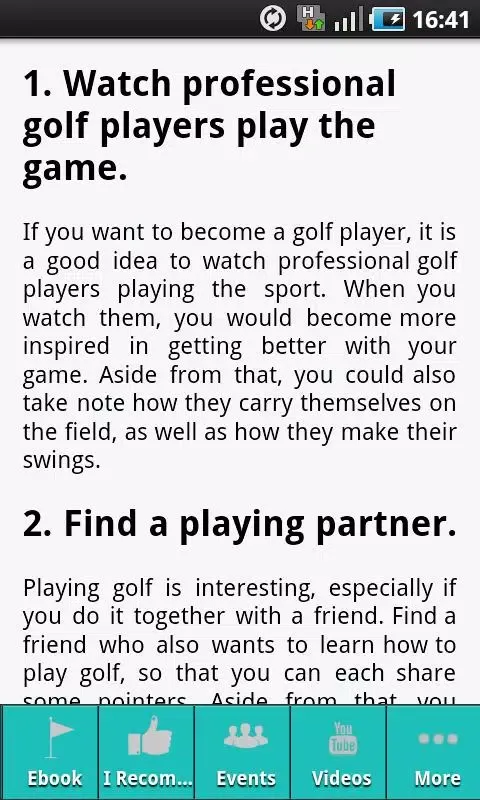 تصاویر Golf Tips For Beginners