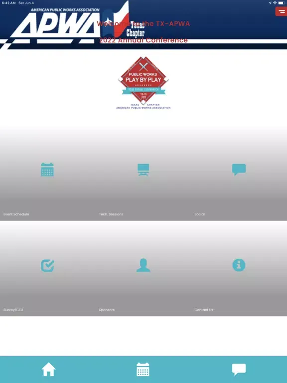 Скриншоты TX-APWA - 2022 Conference iPad 